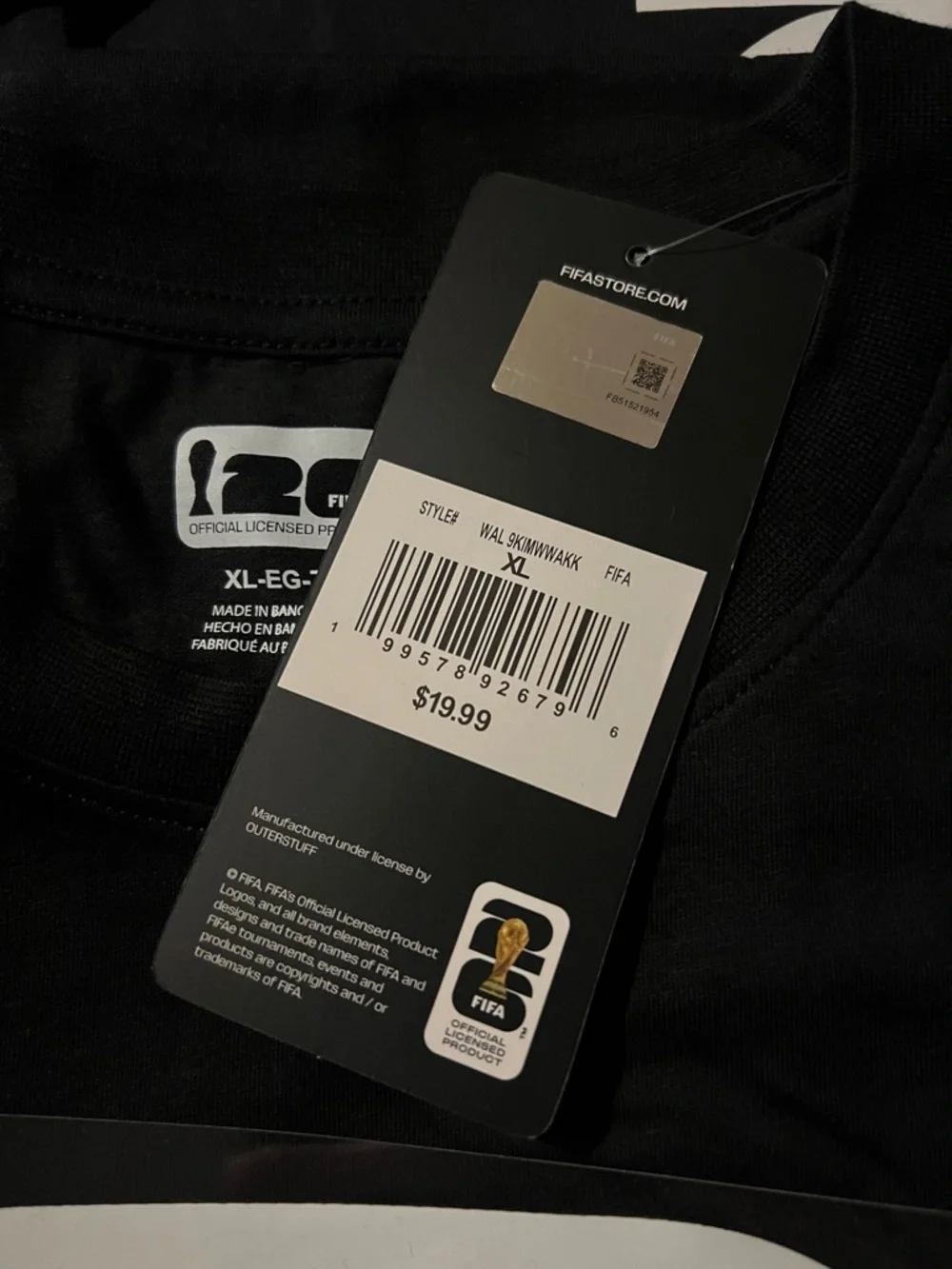 FIFA World Cup Trophy Tee by FIFA - Black - Picture 4 of 4